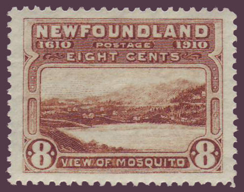 NF0992 Newfoundland # 99 VF MH View of Mosquito - 1911
