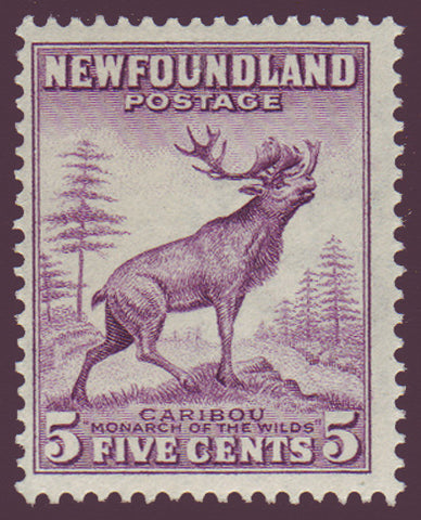 NF191a1 Newfoundland # 191a F-VF MNH**       Caribou - Die I      deep violet            Perkins Bacon Printings 1932-37