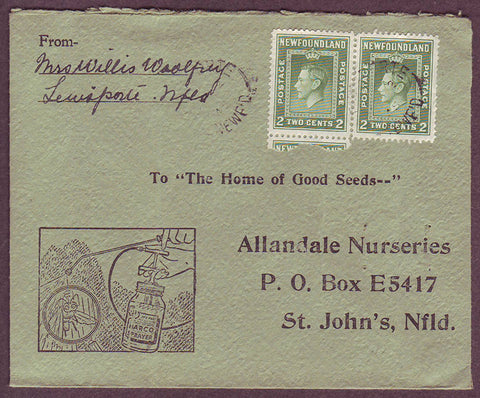 NF5006PH Newfoundland  Advertising cover