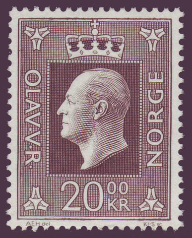 NO05421 Norway Scott # 542 MNH** King Olav V 1969-83
