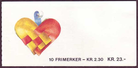 NO0920a Norway booklet Scott # 920a, Christmas I 1987