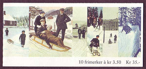 NO1071a Norway booklet Scott # 1071a, Christmas 1994