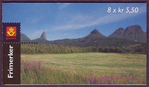 NO1193a Norway  booklet Scott # 1193a, Tourism 3.80kr 1998