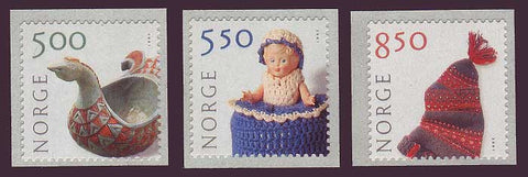 NO1305-071 Norway Scott # 1305-07 MNH, Traditional Crafts 2001