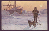 NO5035 Norway,  Amundsen Polar Expedition Postcard 1924