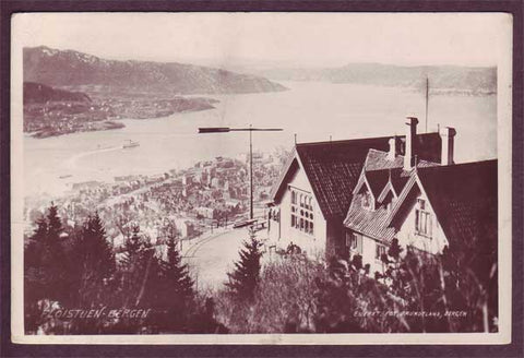NO5065PH Norway, Floistuen, Bergen 1917