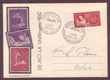 NO5103a Norway DE-NO-LA Exhibition, 2 Event Cards 1942