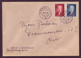 NO6005 Norway Scott # B57-58 FDC, Crown Princess Martha - 1956