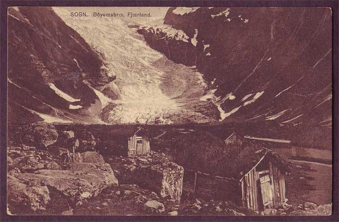 NO6013 Norway,  Bøyumsbræ Glacier, Flærland ca. 1915