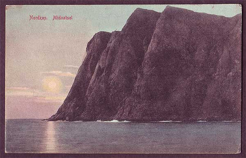 NO6043GB Norway Nordcap. Midnatsol.ca.1920