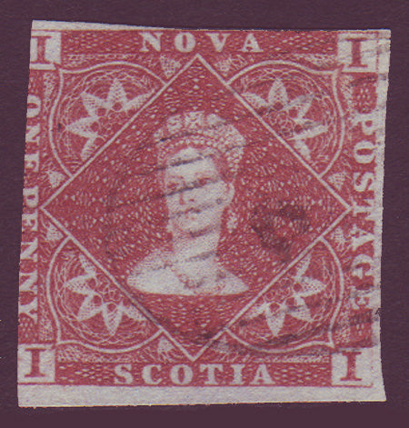 NS015.1      Nova Scotia # 1 F Used 1853