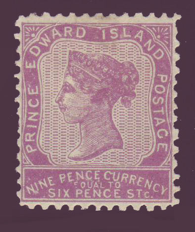 PEI082      Prince Edward Island # 8  F MH - 1862
