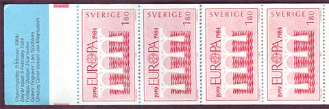 SW1486aexp Sweden       Scott # 1486a / Facit H349      Europa 1984 - 25th Anniversary