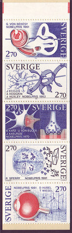 SW1525a        Sweden booklet MNH,     Nobel Prize for Medicine 1984