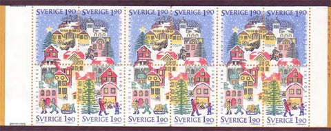SW1617b Sweden booklet MNH,         Christmas 1986