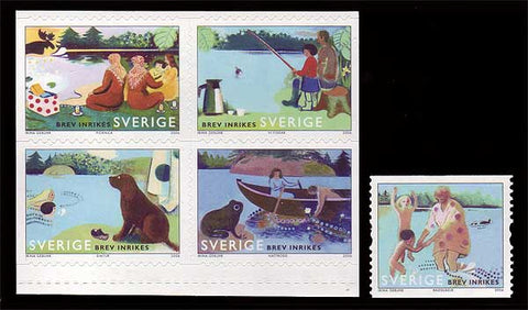 SW2535-361 Sweden Scott # 2535-36 MNH, Summer by the Lake 2006