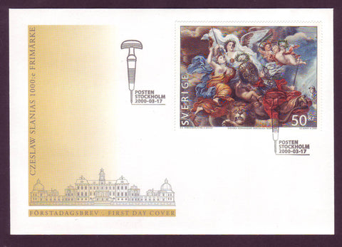 SW5133 Sweden FDC,  Slania's 1000th Engraving