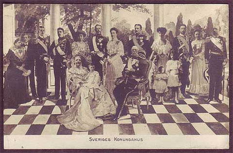 SW6003 Sweden postcard,   Swedish Royal Family 1907