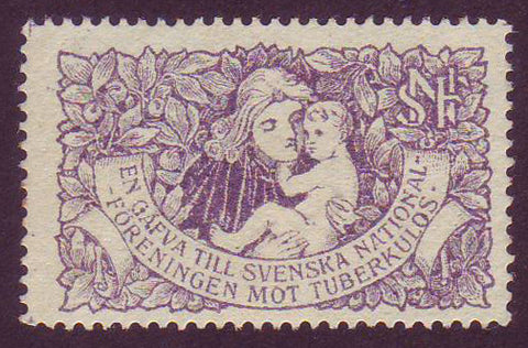 SW8004 Sweden - World's First Tuberculosis seal, Christmas 1904