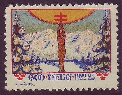 SW8022 Sweden  Christmas seal 1922