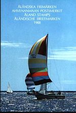 Aland Year Set cover showing sailboats and blue sky.