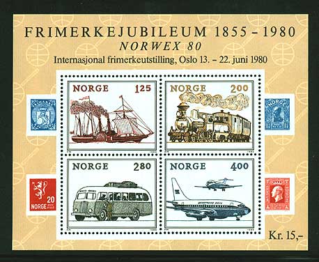 NO07651 Norvège Scott # 765 MNH, Norwex 1980