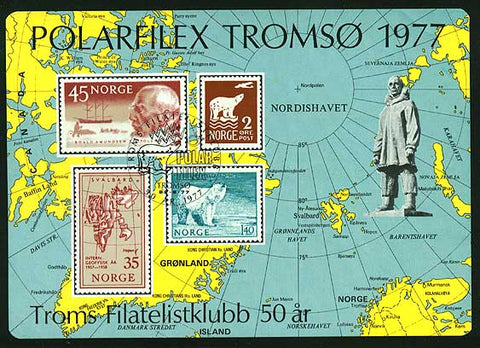 1240004 Norway Souvenir Card, Polarfilex Tromsø 1977