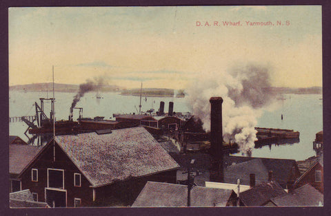 D.A.R. Wharf, Yarmouth Nova Scotia - 1909