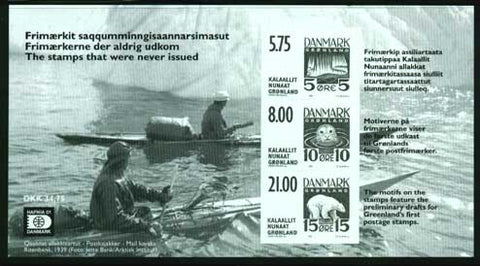 GR9004 Groenland 1998. Hafnia 2001 blackprint 3 MNH