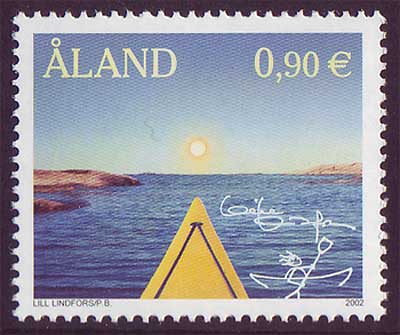 AL02061 Åland Scott # 206 NH.  ''My Aland'' 2002