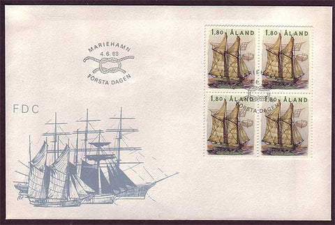 AL5008 Åland First Day Cover - Tall Ship Albanus