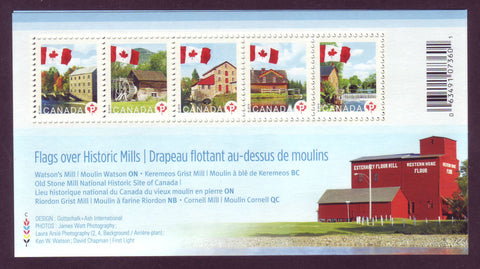 CA2350 Canada Scott # 2350, Flag Over Mills Definitives - 2010
