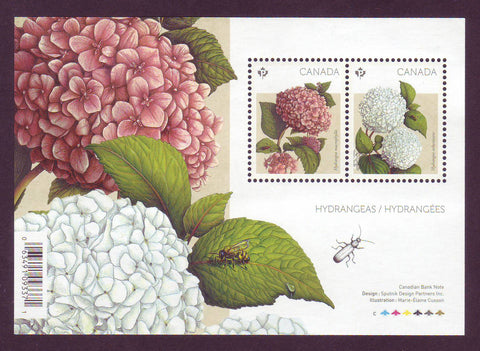 CA2896 Canada Scott # 2896 Hydrangeas 2016