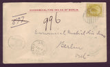 CA5009 Canada 7¢ Victoria Numeral on Registered Cover - 1903