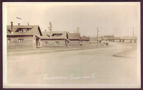 Lamaque Townsite (Sigma Gold Mines - Val d'Or Que.) ca. 1928. Real Photo card.