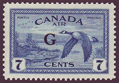 CACO21 Canada # CO2 VF MNH**      (G overprint)                            ;