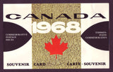 Six Early Souvenir Cards from Canada Post