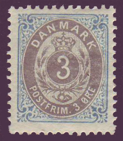 DE0041d1 Denmark Scott # 41d MNH**  1902-04