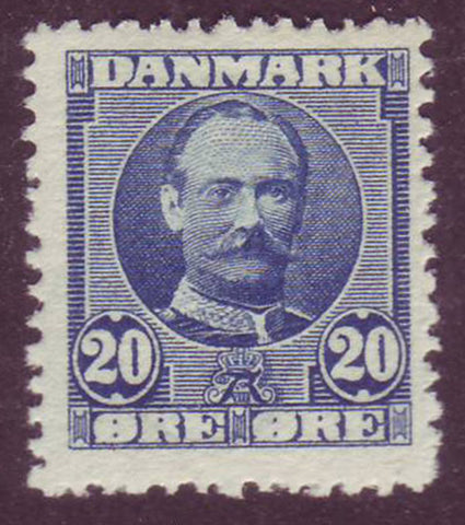 DE0074a1 Danemark Scott # 74A F-VF MNH * * Frederik VIII 1911
