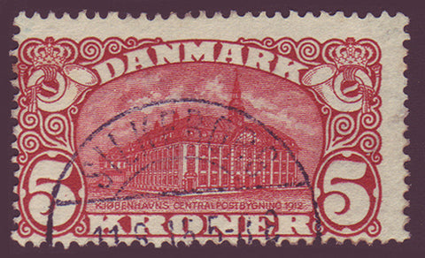 DE 0082.15 Danemark Scott # 82 VG U. Bureau DE poste général-1912