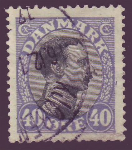 DE01175 Danemark Scott # 117 VF. Christian X 1913-28