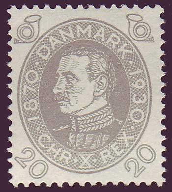 DE02152 Denmark Scott # 215 VF MH, Christian X series 1930