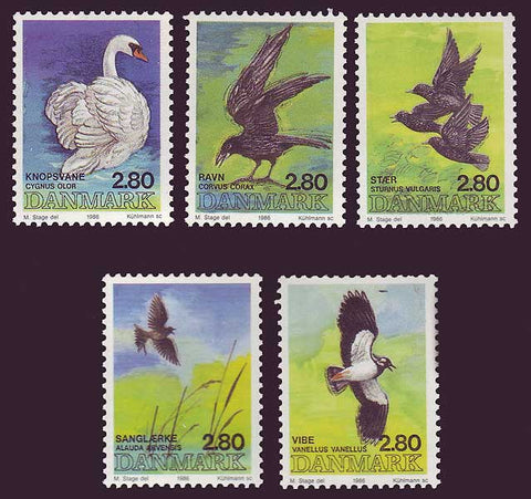 DE0823 Danemark Scott # 823 MNH, national Bird candidates 1986