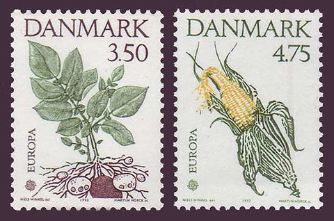 DE0959-601 Denmark       Scott # 959-60 MNH,  Discovery of America - Europa 1992