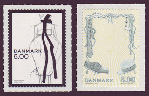 DE1550-511 Denmark Scott # 1550-51 MNH, Fashion 2011