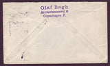 DE5010 Denmark Mohawk Advertising Label Pair on Cover - Rare!