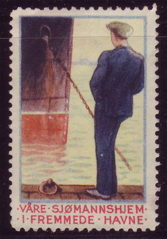 DE8029 Denmark Seaman's Home charity label