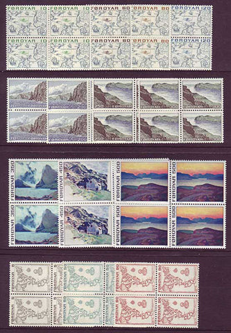 FA0007-201 Faroe Is. Scott # 7-20 VF MNH, First Issue 1975