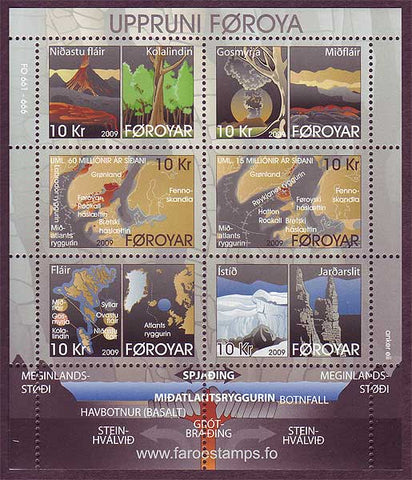 FA05131 Faroe Islands Scott # 513 MNH, Geological History 2009