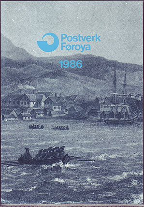 FA1986 Faroe Islands 1986 Official Year Set